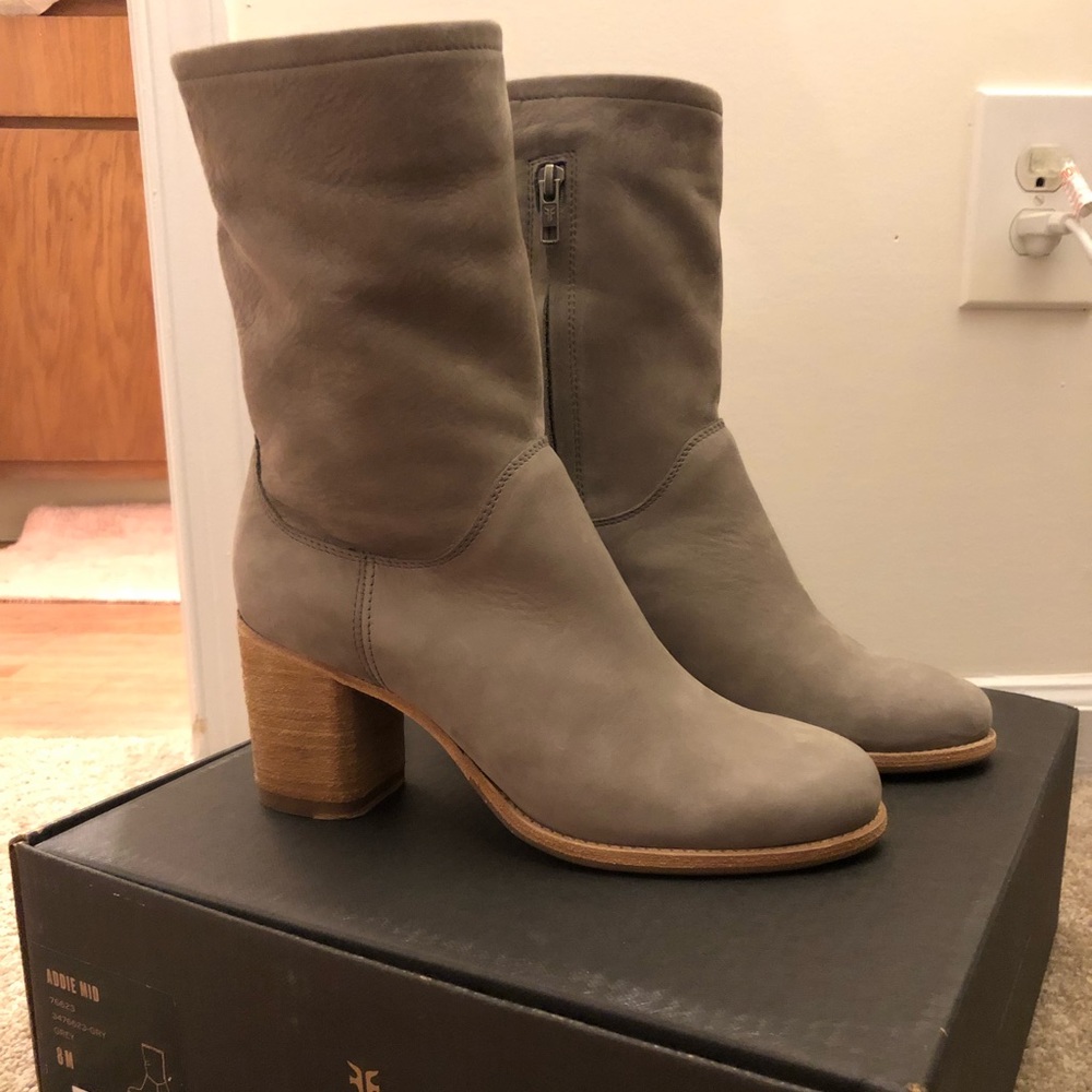 Frye Addie Boot Gray